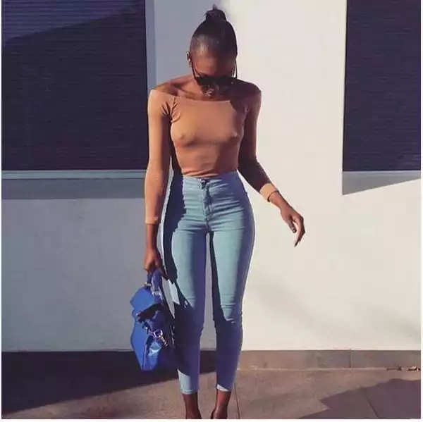 Photo: "You Are Trashy, Get A Tip Coverer" - Fans Blast Model For Flaunting Br*ast Tips